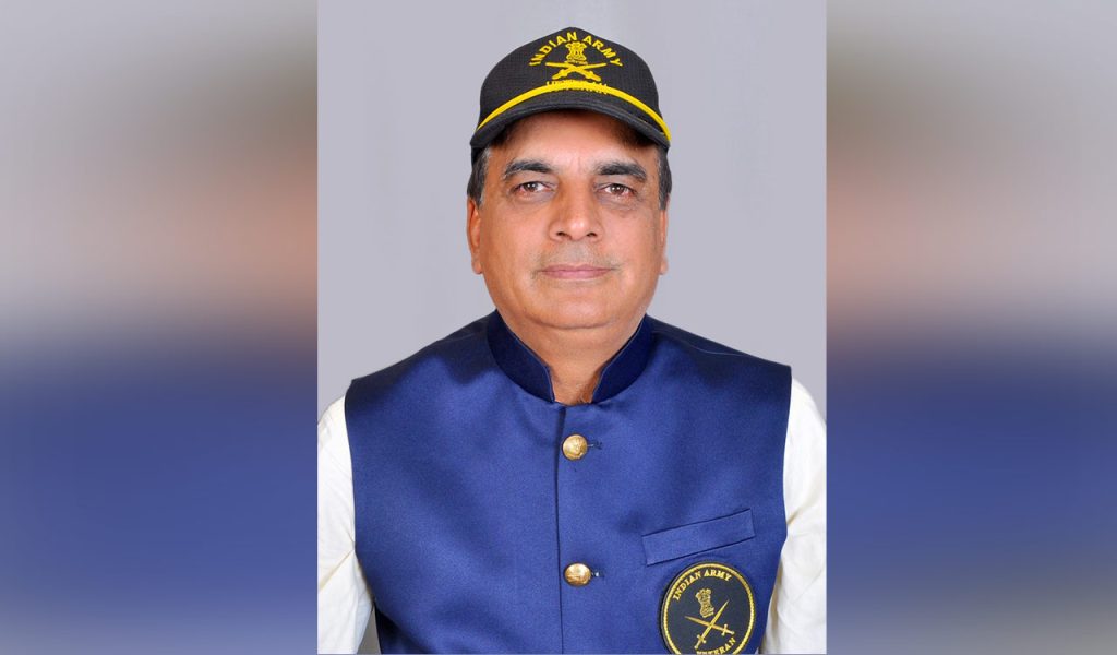 Portrait of Major G. Shiva Kiran, a respected civic activist in Hyderabad