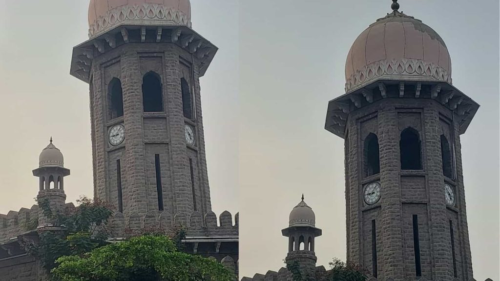Moazzam Jahi Market clock tower in Hyderabad, a heritage structure from the Nizam era